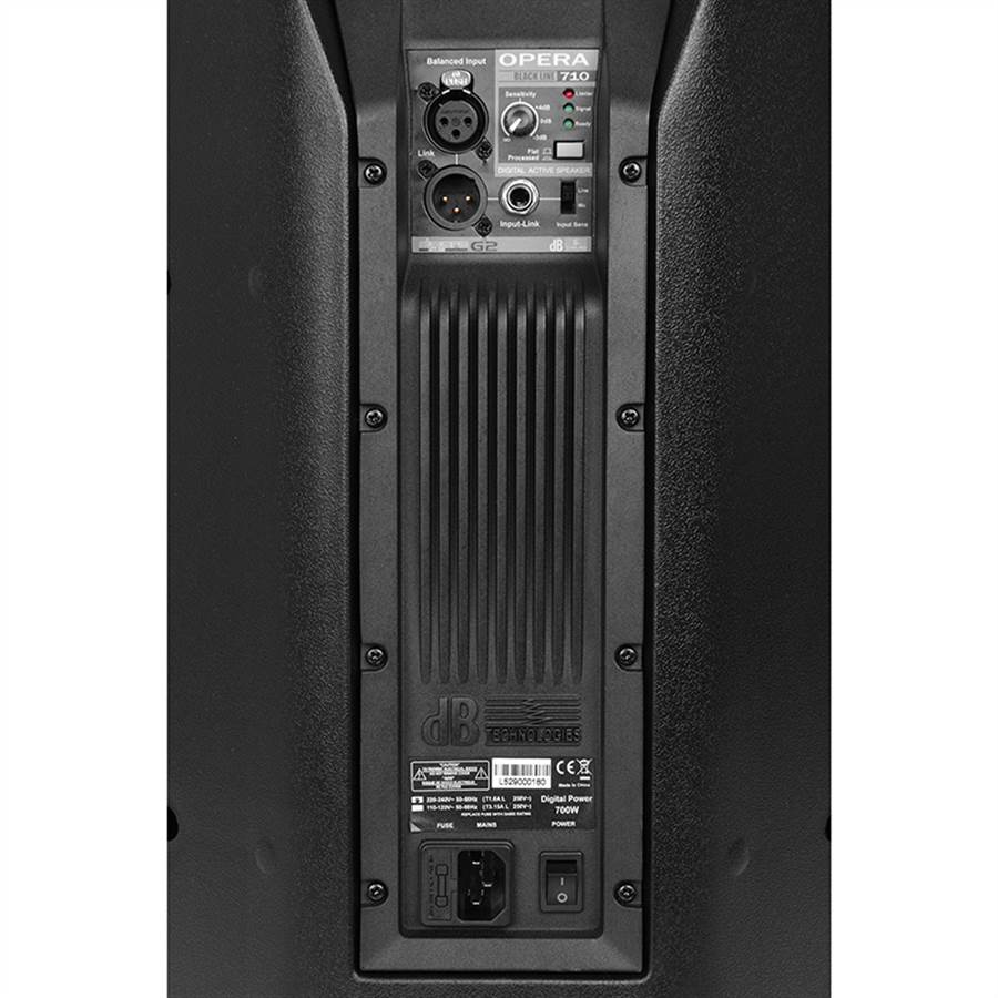 DB TECHNOLOGIES OPERA 710 BL CASSA ALTOPARLANTE ATTIVO 2 VIE 700 WATT 2