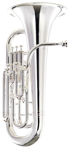 YAMAHA YEP-642 S II NEO EUFONIO IN Bb PLACCATO IN OTTONE ARGENTO + CUSTODIA E BOCCAGLIO 51 1