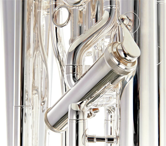 YAMAHA YEP-642 S II NEO EUFONIO IN Bb PLACCATO IN OTTONE ARGENTO + CUSTODIA E BOCCAGLIO 51 4