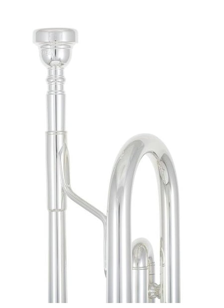 YAMAHA YTR-6335 GS SILVER TROMBA IN SIB PLACCATO ARGENTO IN OTTONE DORATO + CUSTODIA E BOCCHINO 6