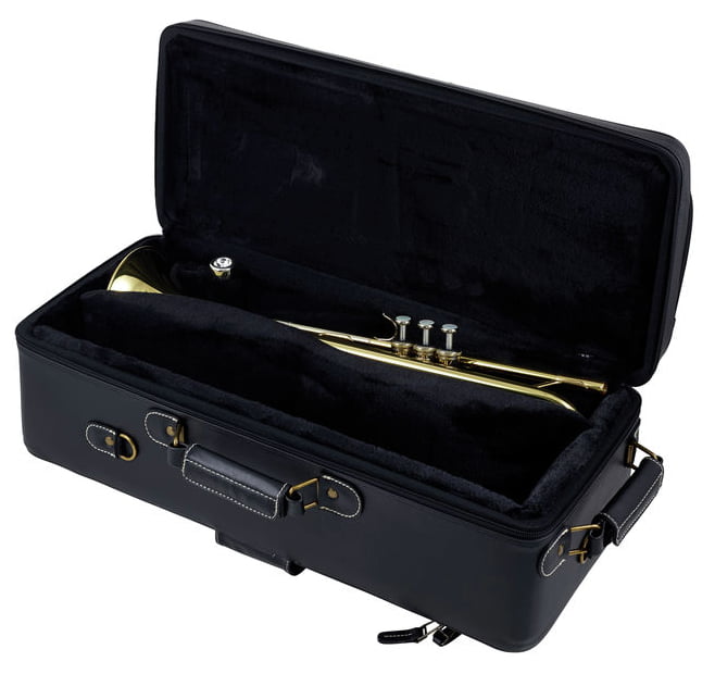 YAMAHA YTR-8335 04 TROMBA IN SIB LACCATO TRASPARENTE IN OTTONE + CUSTODIA DOPPIA E BOCCAGLIO 5