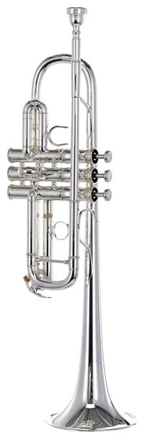 YAMAHA YTR-8445 GS 02 TROMBA IN C SILVER PLATED PLACCATO ARGENTO IN OTTONE GIALLO + BOCCHINO TR 16C4 E CUSTODIA DOPPIA TRC-800E 3