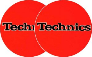 TECHNICS SLIPMATS TAPPETINI GIRADISCHI STROBO NERO ARGENTO COPPIA TAPPETINI  - SuonoStore.com