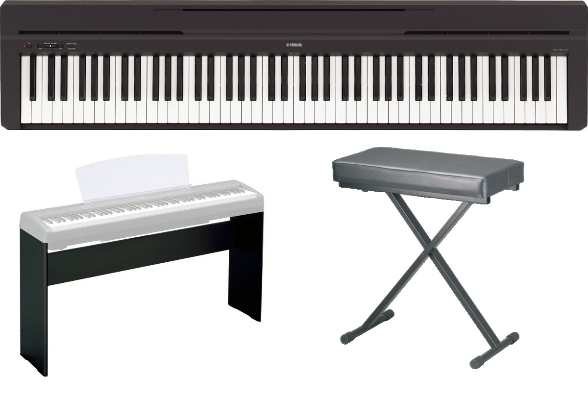 YAMAHA P45 PIANOFORTE DIGITALE 88 TASTI PESATI STAGE PIANO PEDALE