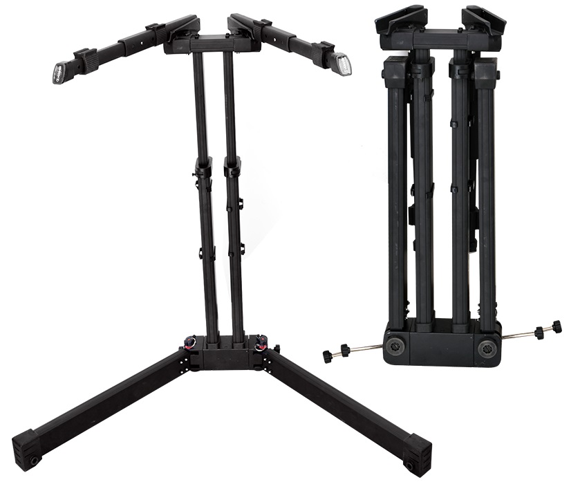 ALCTRON KS600 B SUPPORTO A COLONNA PER TASTIERA MIXER APPARECCHIATURE DJ NERO BLACK 4