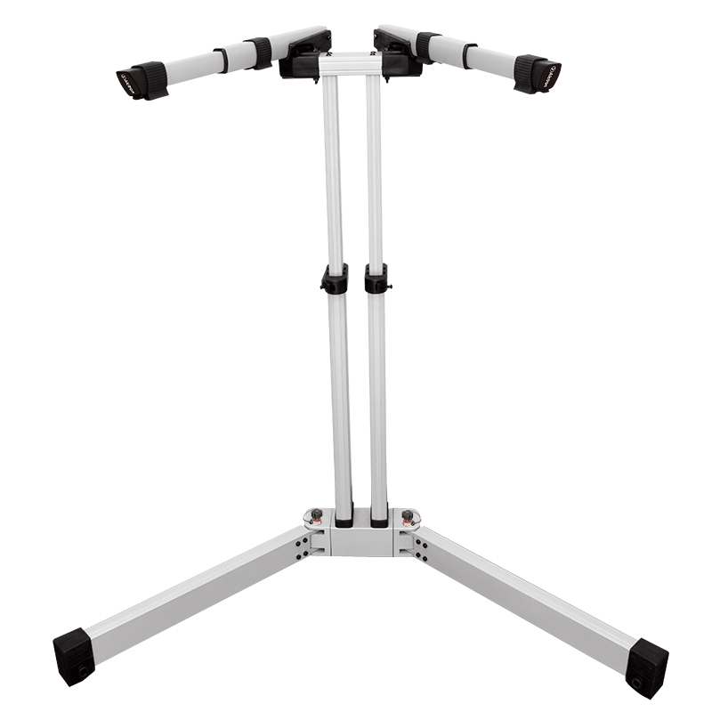 ALCTRON KS600 W SUPPORTO A COLONNA PER TASTIERA MIXER APPARECCHIATURE DJ SILVER ARGENTATO 1