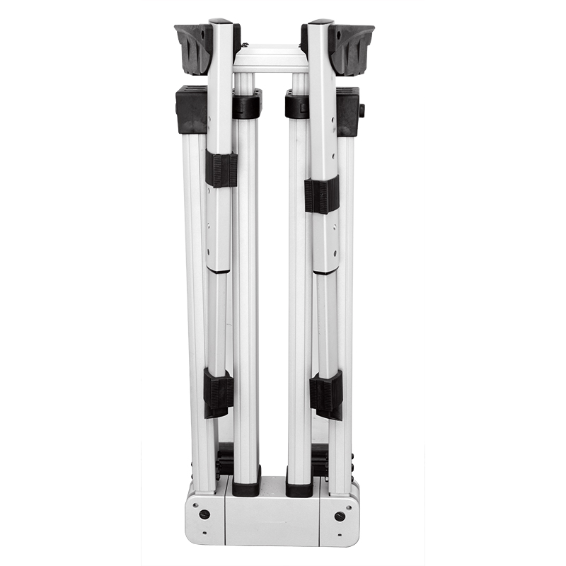 ALCTRON KS600 W SUPPORTO A COLONNA PER TASTIERA MIXER APPARECCHIATURE DJ SILVER ARGENTATO 2