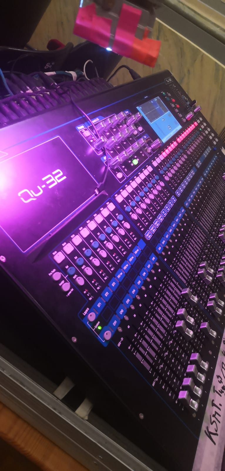 ALLEN&HEATH QU32 MIXER DIGITALE 38IN28OUT +3 CANALI STEREO + 24 MIX OUT + INTERFACCIA AUDIO USB 32×32 USATO 1
