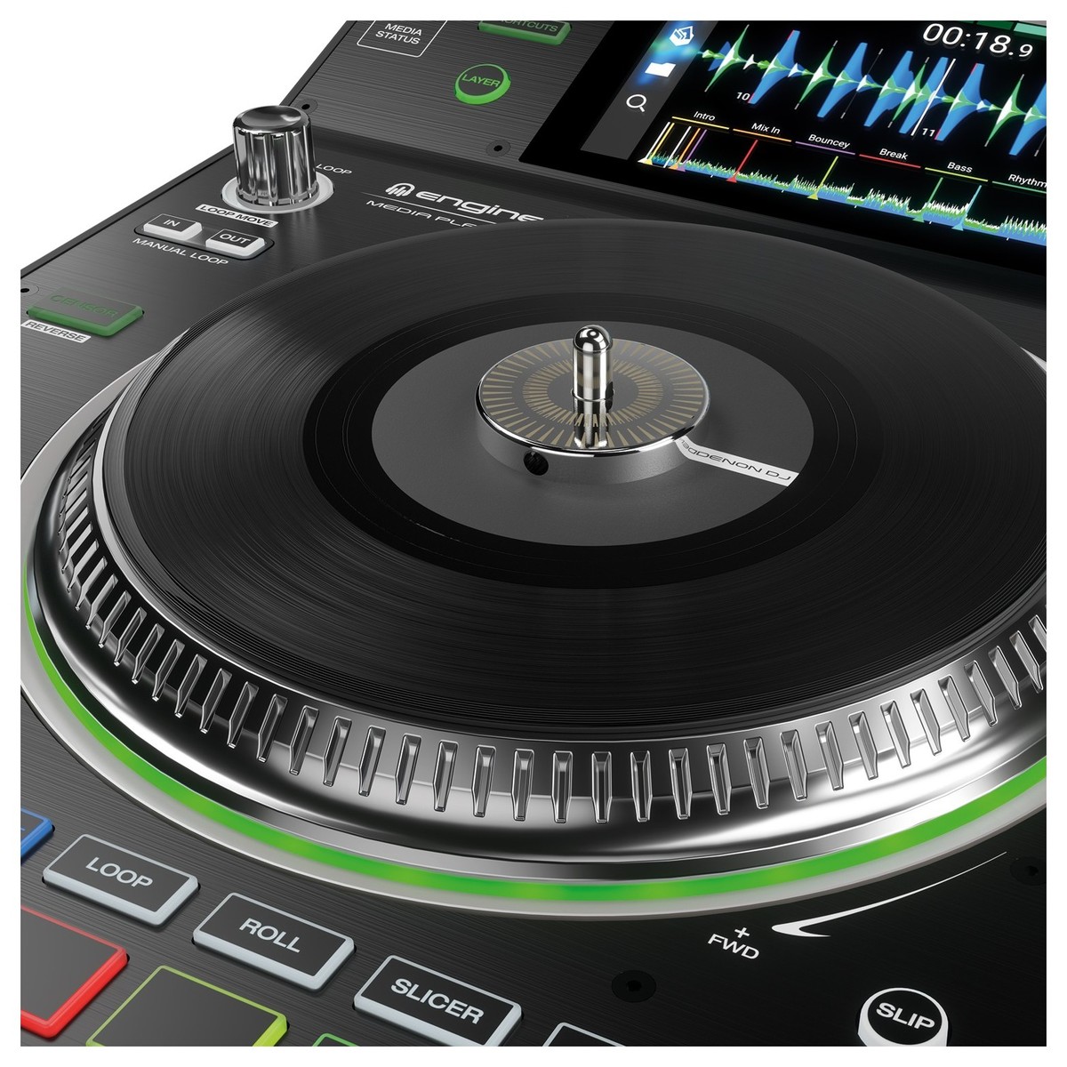 DENON DJ DC5000M PRIME LETTORE MEDIA PLAYER CON JOG WHEEL MOTORIZZATA USB SD CON DISPLAY HD 7 MULTI-TOUCH 5