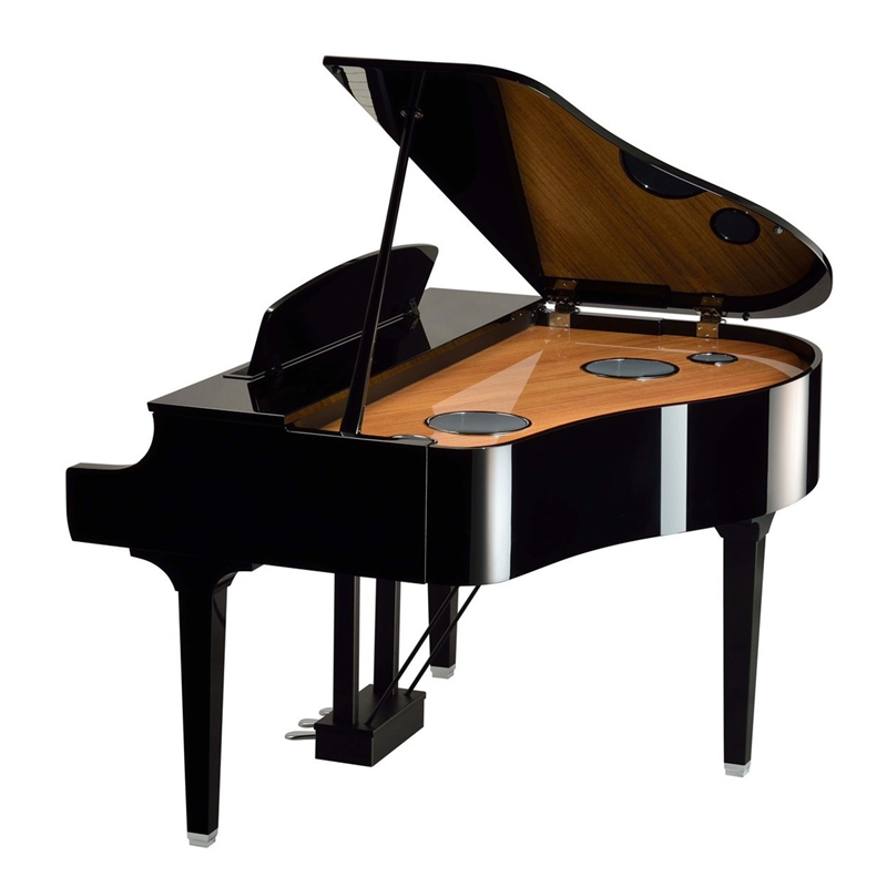 YAMAHA CLP695GP POLISHED BLACK PIANOFORTE DIGITALE A CODA 88 TASTI PESATI COLORE NERO 1