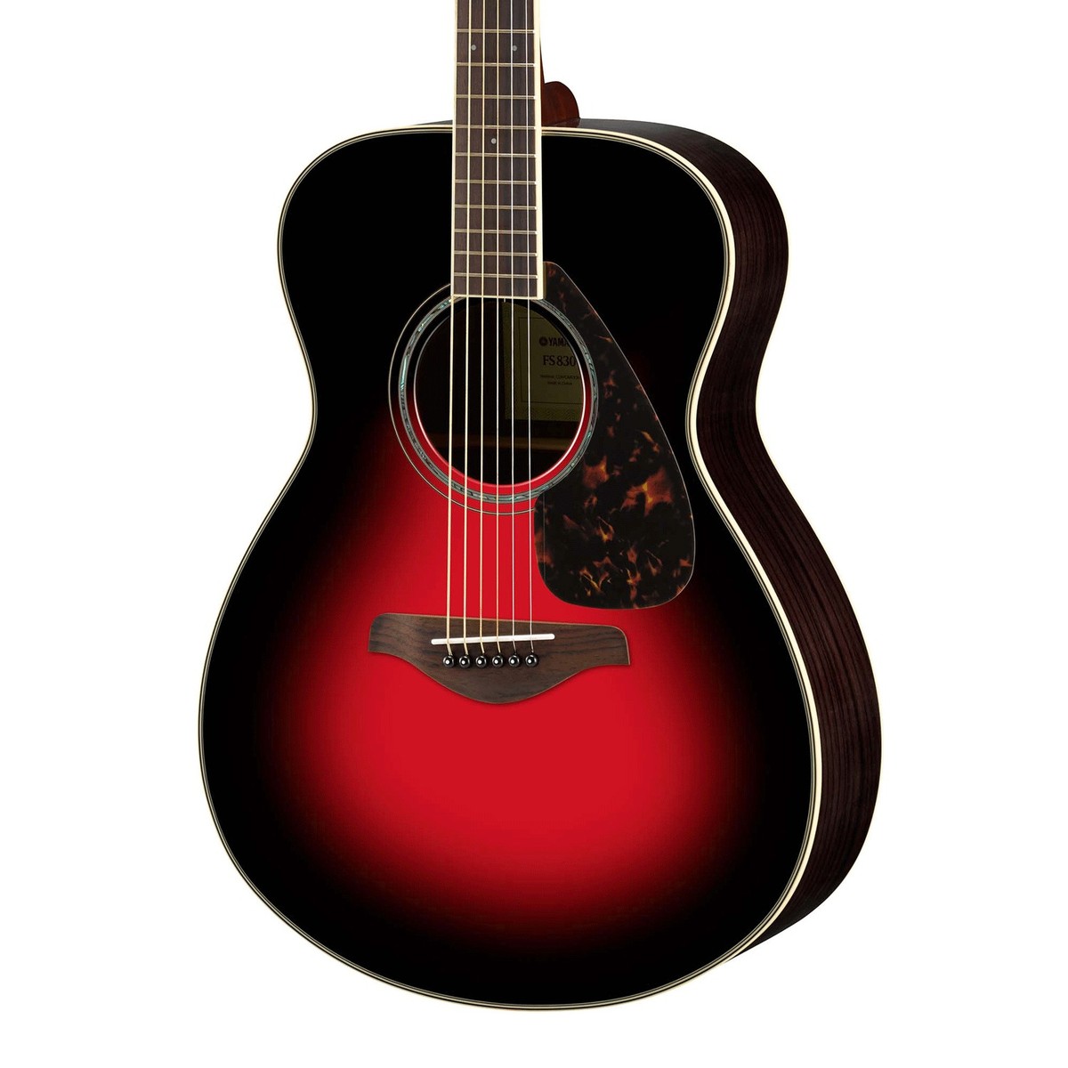 YAMAHA FS830 DSR CHITARRA ACUSTICA FOLK DUSK SUN RED 2