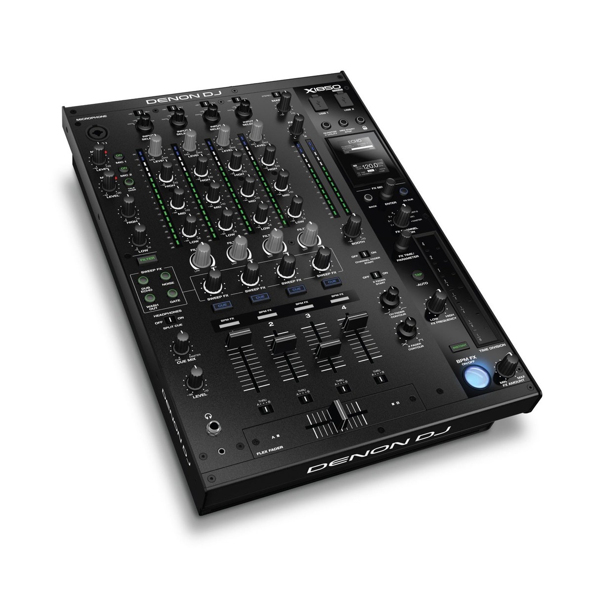 DENON DJ X1850 PRIME MIXER DIGITALE PER DJ 4 CANALI MIDI USB 2