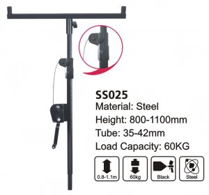 EXTREME SMS1B SUPPORTO CASSE MONITOR STUDIO STAND REGOLABILE CON BASE  TRIANGOLARE PIEDINI INTERCAMBIABILI - SuonoStore.com