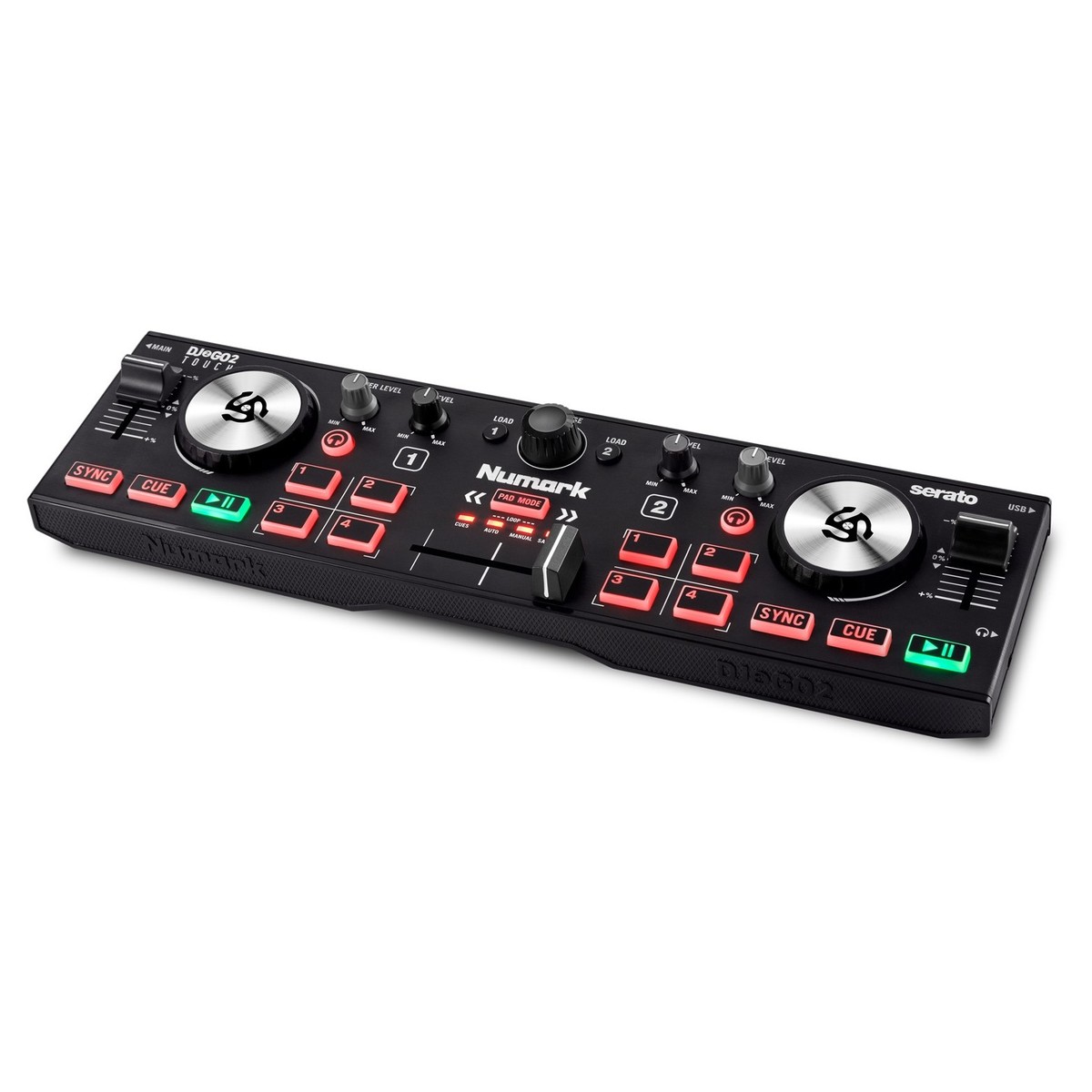 NUMARK DJ2GO 2 TOUCH CONTROLLER DIGITALE CON JOG WHEEL CAPACITIVE 3 – Copia