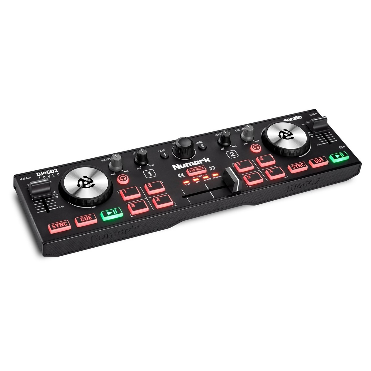 NUMARK DJ2GO 2 TOUCH CONTROLLER DIGITALE CON JOG WHEEL CAPACITIVE 4 – Copia