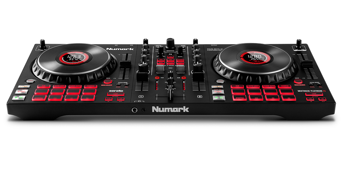 NUMARK MIXTRACK PLATINUM FX CONTROLLER MIDI USB PER DJ 2