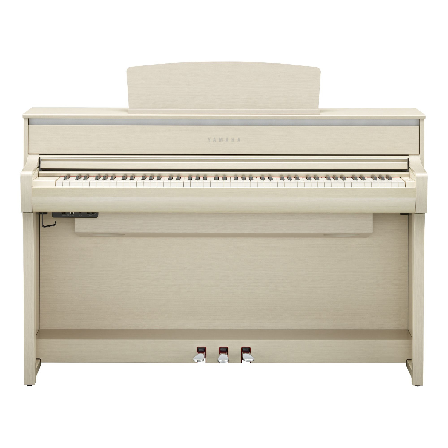 YAMAHA CLAVINOVA CLP775 WHITE ASH PIANOFORTE DIGITALE 88 TASTI PESATI COLORE BIANCO CENERE 1