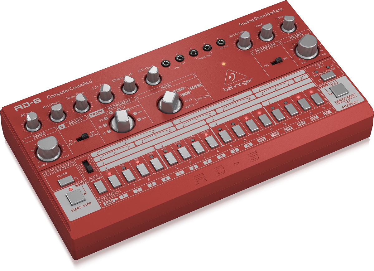 BEHRINGER RD-6 RD RHYTHM DESIGNER ROSSA DRUM MACHINE 2