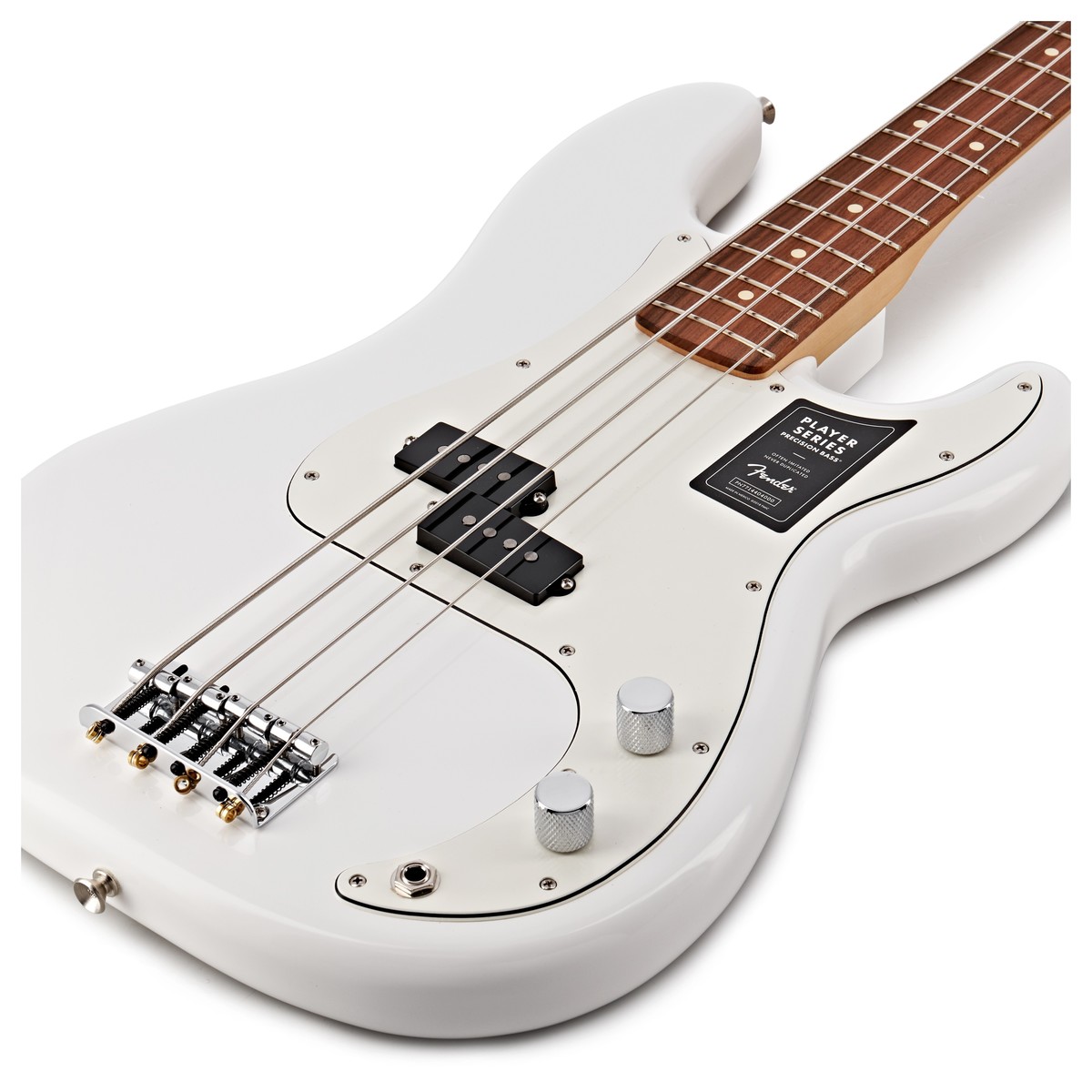 FENDER PRECISION PLAYER PF POLAR WHITE BASSO ELETTRICO 4 CORDE COLORE POLAR WHITE 1