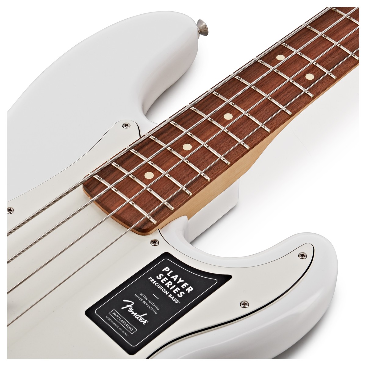 FENDER PRECISION PLAYER PF POLAR WHITE BASSO ELETTRICO 4 CORDE COLORE POLAR WHITE 5