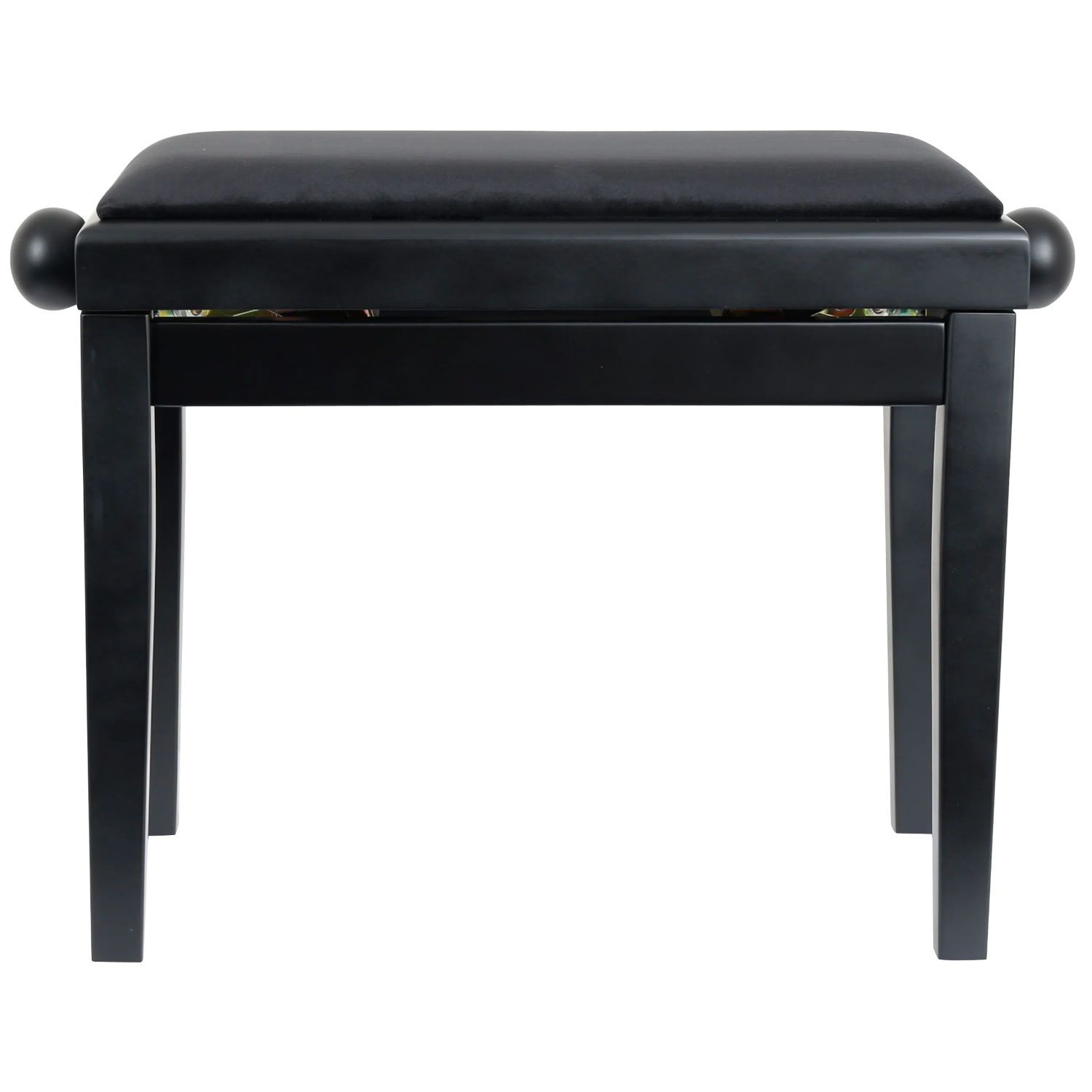 SOTENDO 95702B SATIN BLACK PIANO BENCH PANCHETTA PER PIANOFORTE IN LEGNO FINITURA NERA SATINATA 3