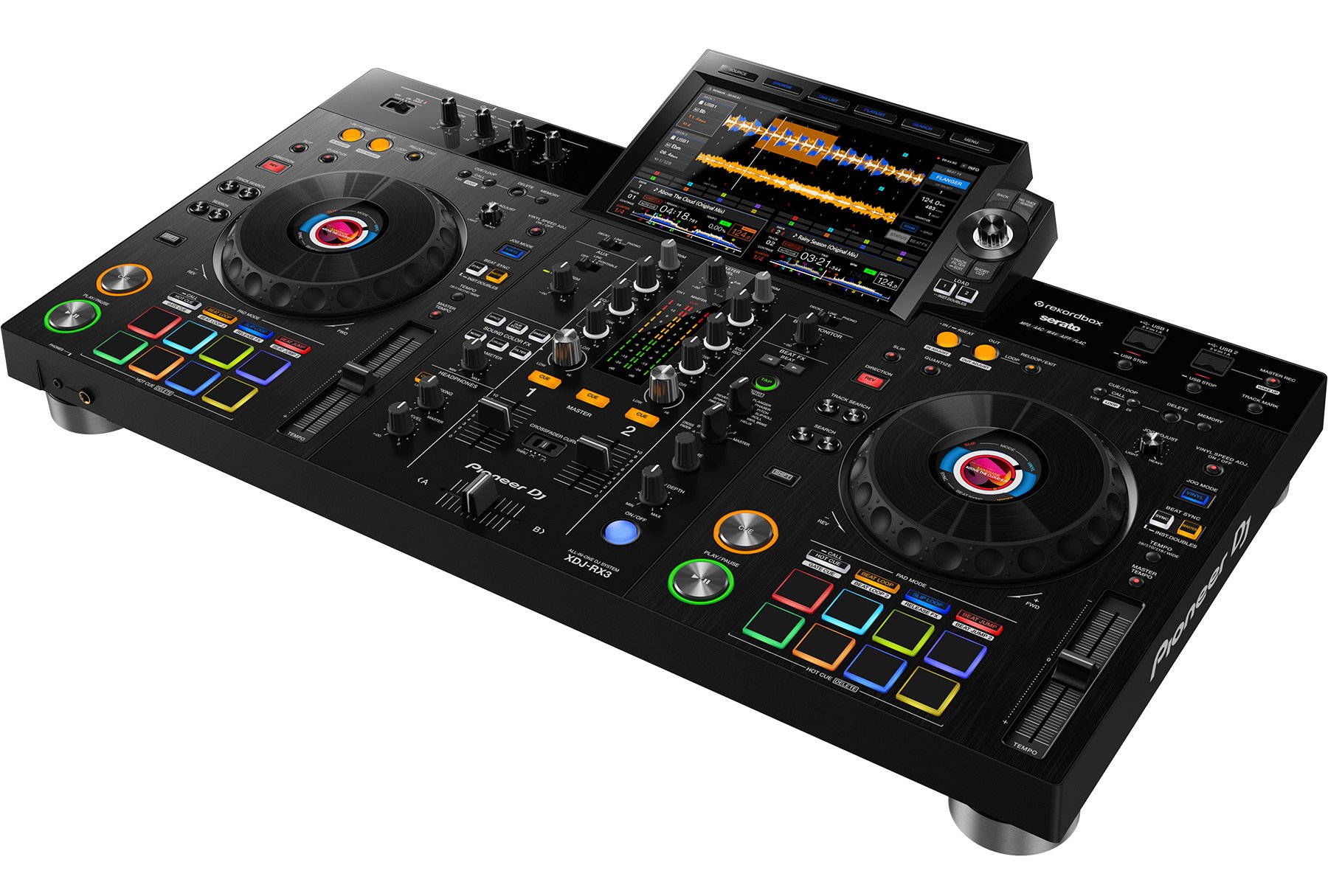 PIONEER XDJ-RX3 DJ CONTROLLER 2 CANALI PER REKORDBOX + SERATO SCHERMO TOUCH 10 3