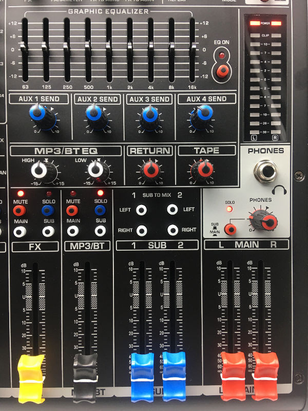 ATOMIC4DJ MIX-X 12 MIXER 8 CANALI MONO 2 STEREO USB BLUETOOTH 3