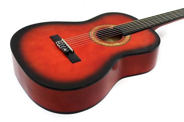 MUSES ARMONIA CHITARRA CLASSICA 12 COLORE ROSSO SUNBURST 1