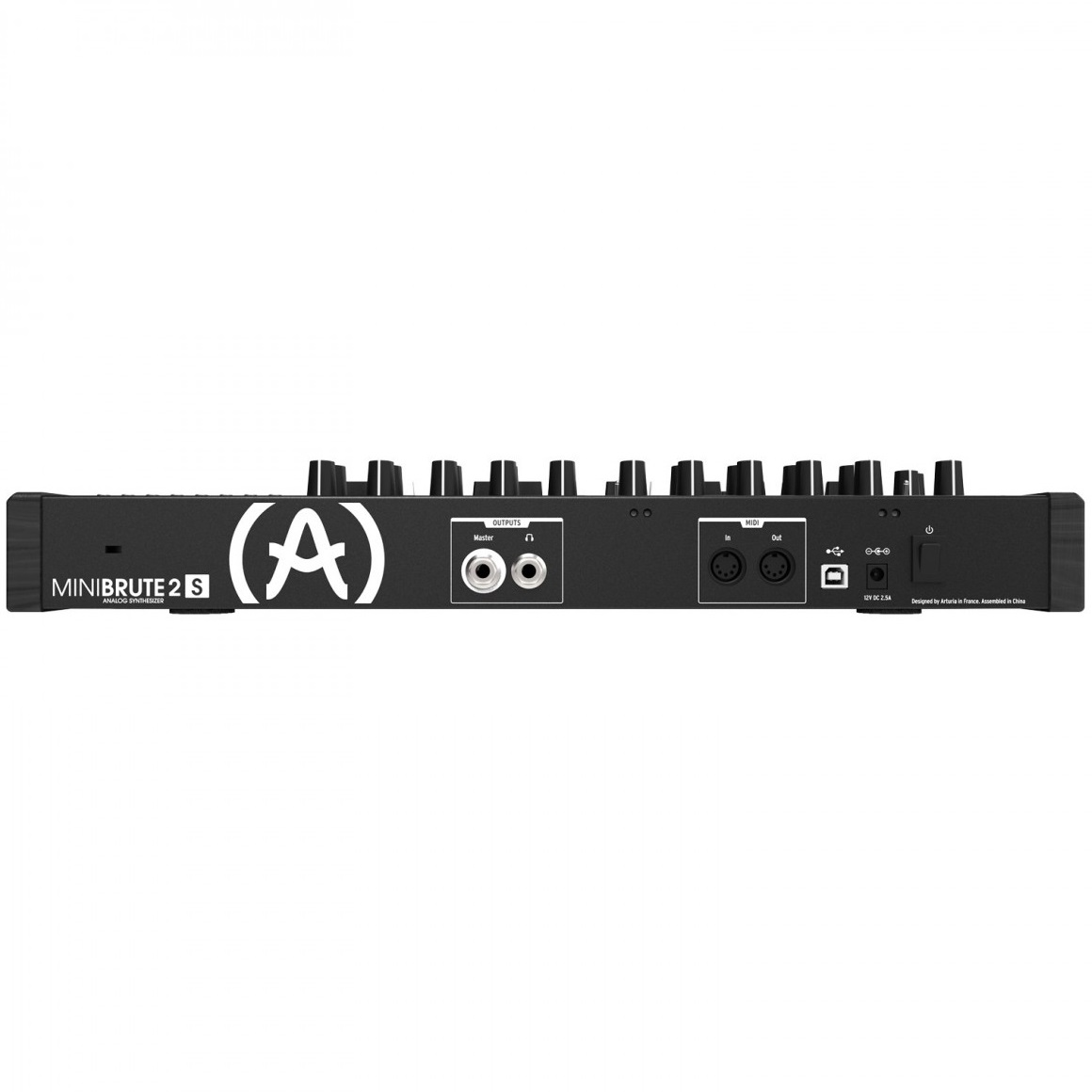 ARTURIA MINIBRUTE 2S NOIR SINTETIZZATORE ANALOGICO MONOFONICO CON SEQUENCER AVANZATO BLACK EDITION 1