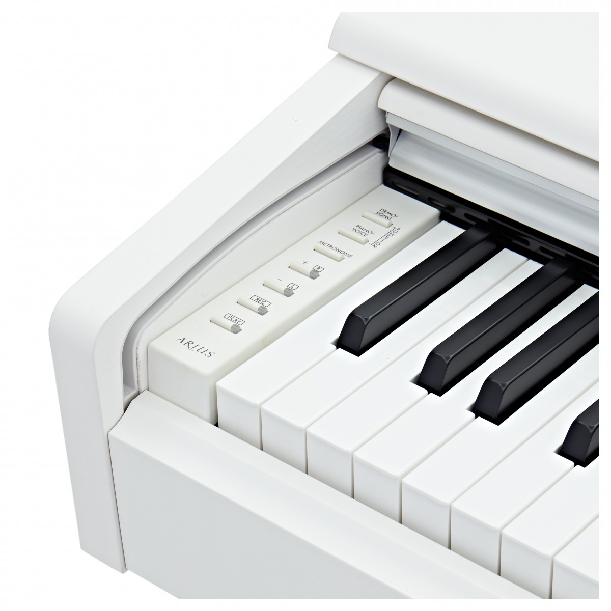 YAMAHA YDP145-WH ARIUS WHITE PIANOFORTE DIGITALE 88 TASTI PESATI COLORE BIANCO 3