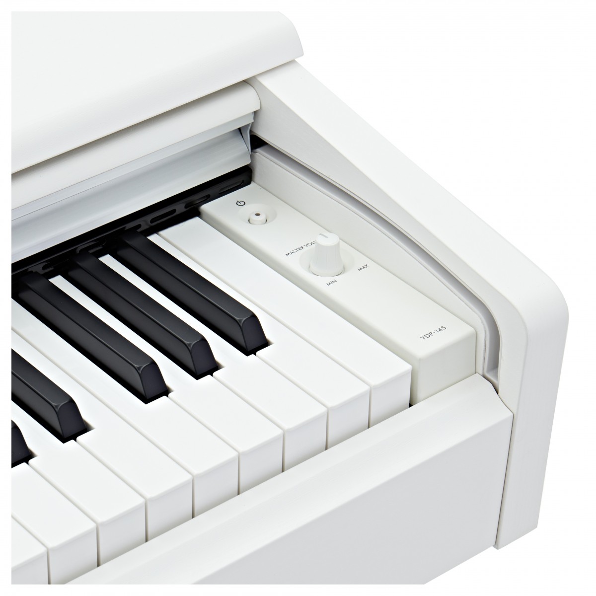 YAMAHA YDP145-WH ARIUS WHITE PIANOFORTE DIGITALE 88 TASTI PESATI COLORE BIANCO 5