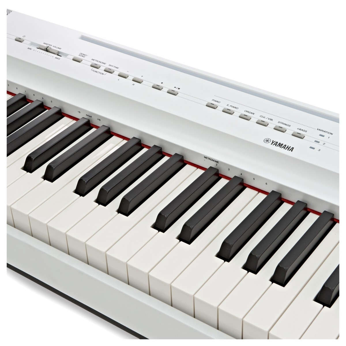 YAMAHA P125A WHITE PIANOFORTE DIGITALE 88 TASTI PESATI COLORE BIANCO 1
