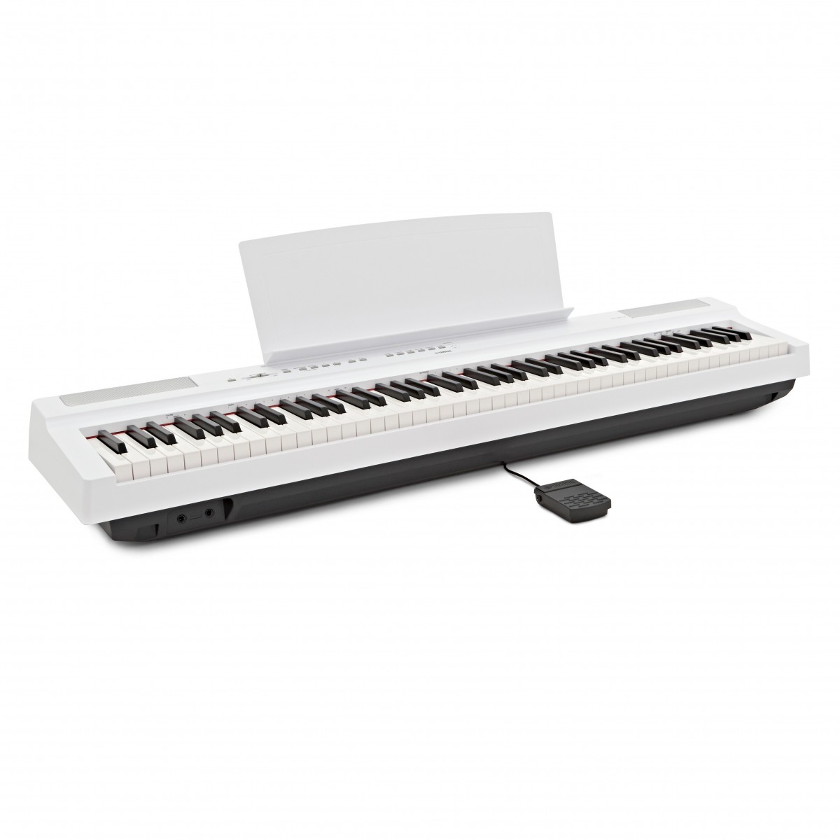YAMAHA P125A WHITE PIANOFORTE DIGITALE 88 TASTI PESATI COLORE BIANCO 4