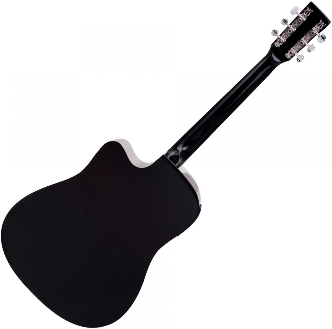 CLASSIC CANTABILE WS10BK-CE CHITARRA ACUSTICA ELETTRIFICATA SPALLA MANCANTE COLORE NERO 1