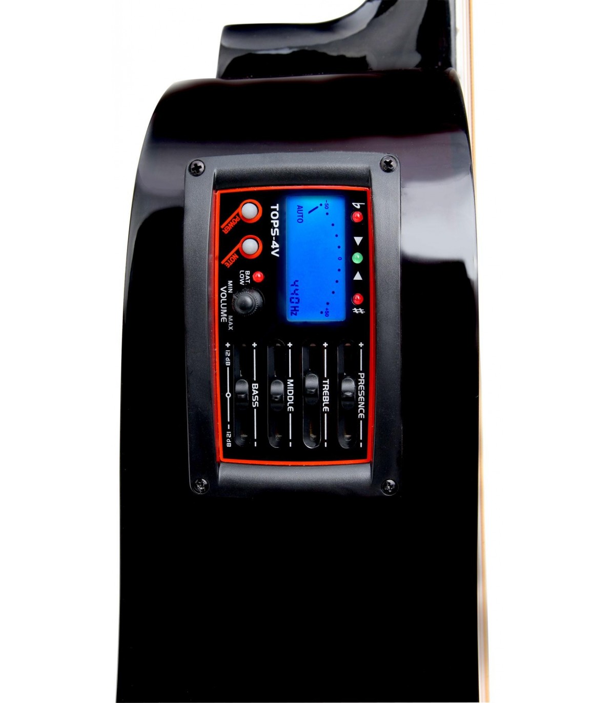 CLASSIC CANTABILE WS10BK-CE CHITARRA ACUSTICA ELETTRIFICATA SPALLA MANCANTE COLORE NERO 3