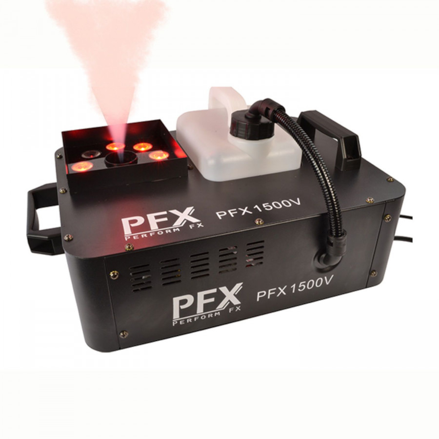 PFX1500V MACCHINA DEL FUMO VERTICALE 1500 WATT CON 8 LED RGB DA 3 WATT 3