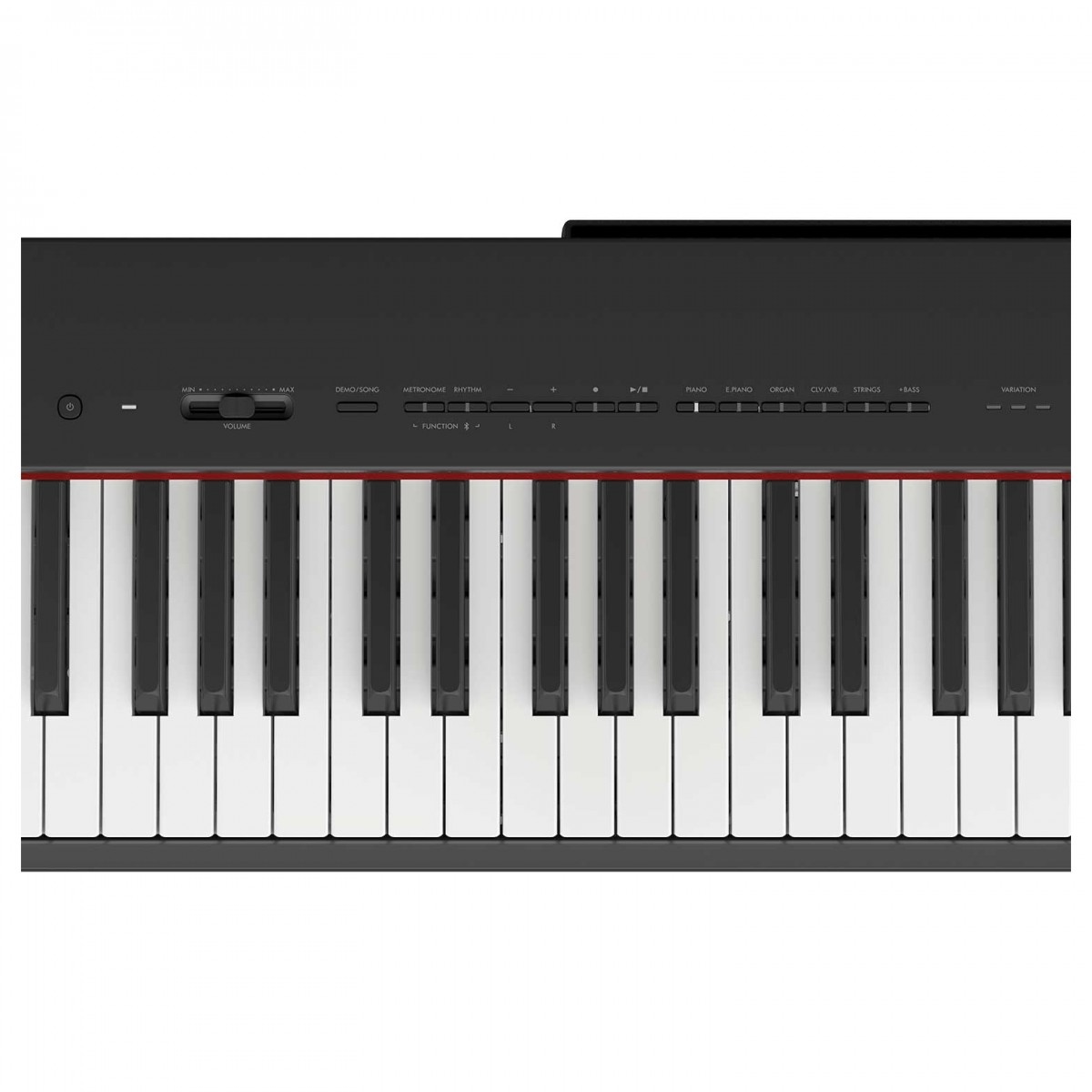 YAMAHA P225B BLACK PIANOFORTE DIGITALE 88 TASTI PESATI COLORE NERO 5