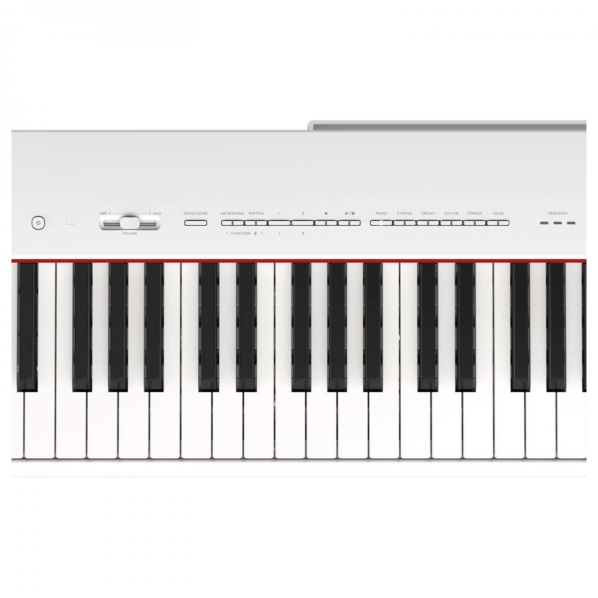 YAMAHA P225W WHITE PIANOFORTE DIGITALE 88 TASTI PESATI COLORE BIANCO 4