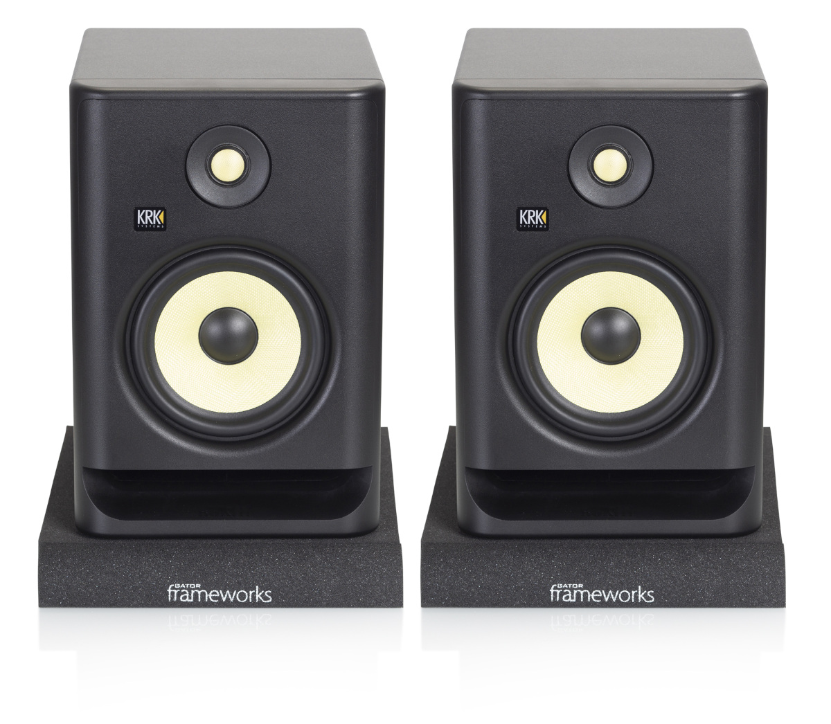 GATOR GFW-ISOPAD-MD 7 COPPIA PAD ISOLANTI PER MONITOR DA STUDIO DA 7 INCLINAZIONE REGOLABILE 264X328MM 3