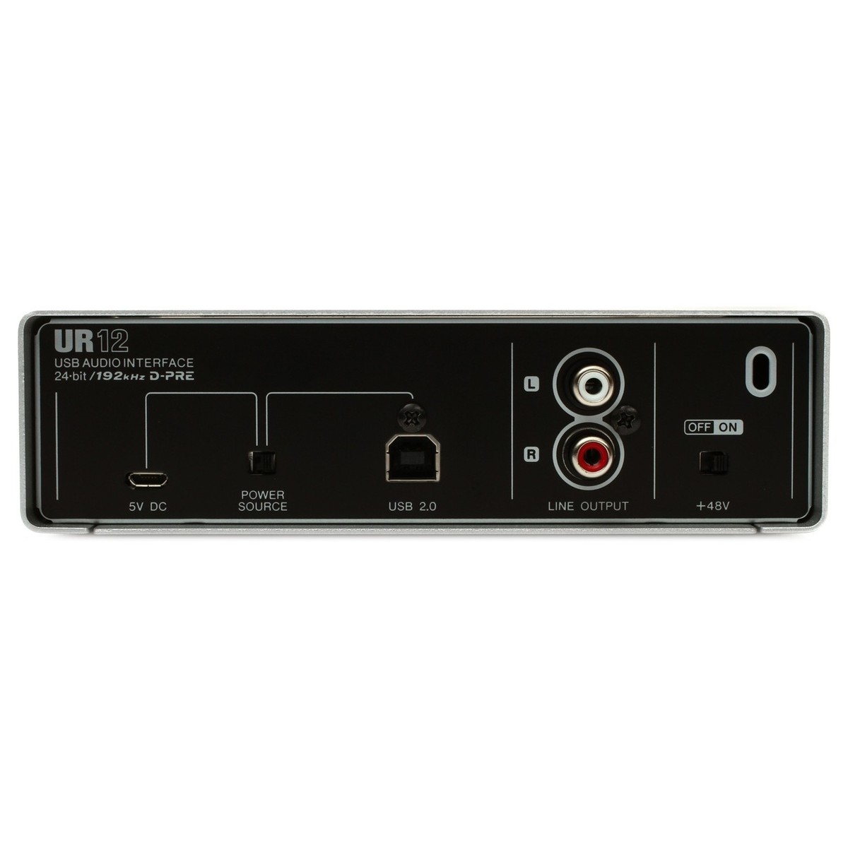STEINBERG UR12 INTERFACCIA AUDIO USB 2.0 2 CANALI CON D-PRE 24BIT 192Khz 4