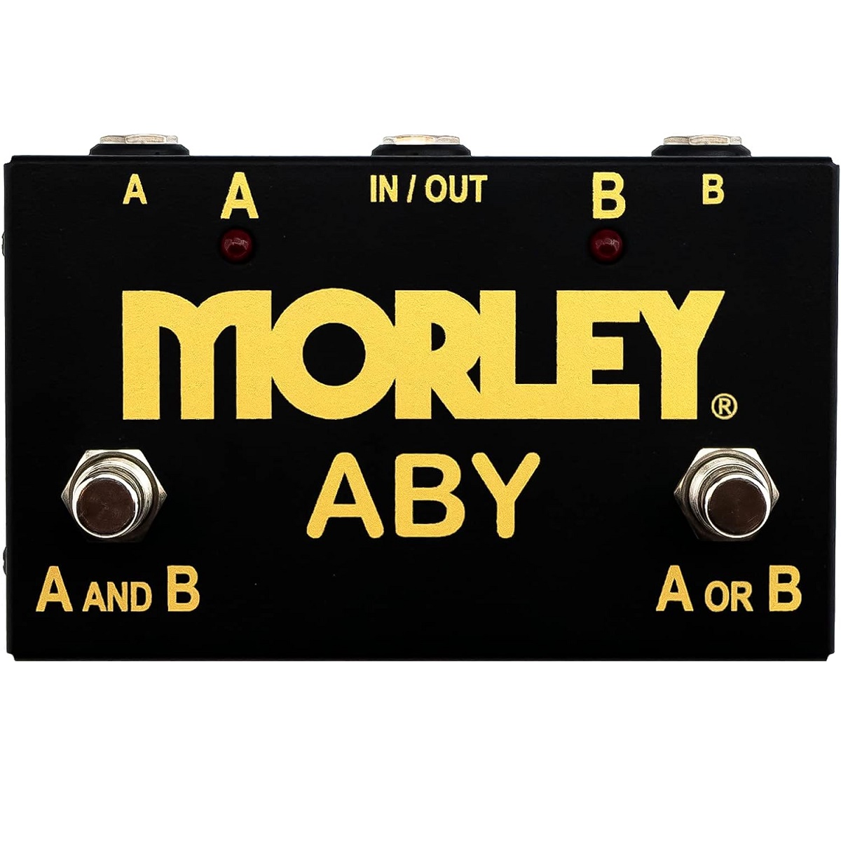 MORLEY ABY-G GOLD ABY SWITCHER SELECTOR COMBINER PER CHITARRE STRUMENTI AMPLIFICATORI 2