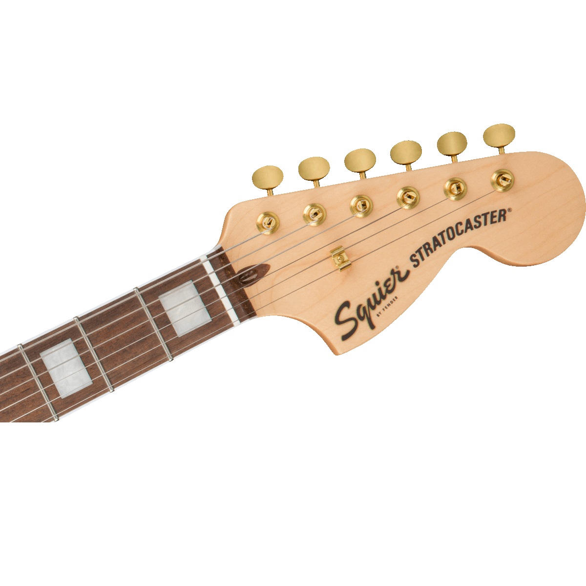 FENDER SQUIER STRATOCASTER 40TH ANNIVERSARY GOLD EDITION CHITARRA ELETTRICA 21 TASTI LAKE PLACID BLUE 2