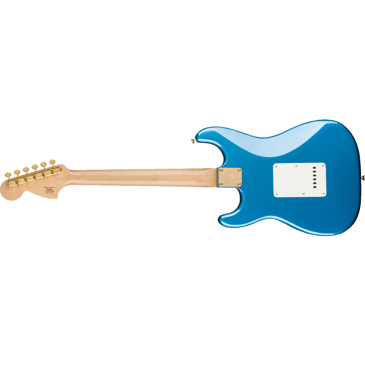 FENDER SQUIER STRATOCASTER 40TH ANNIVERSARY GOLD EDITION CHITARRA ELETTRICA 21 TASTI LAKE PLACID BLUE 4