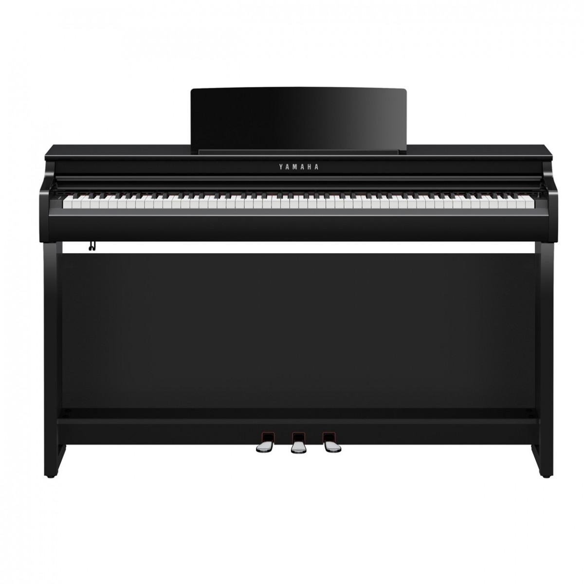 YAMAHA CLAVINOVA CLP835PE POLISHED EBONY PIANOFORTE DIGITALE 88 TASTI PESATI COLORE NERO LUCIDO 2