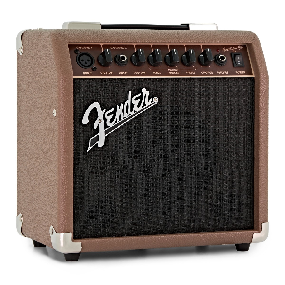 FENDER ACOUSTASONIC 15 AMPLIFICATORE 15 WATT PER CHITARRA ACUSTICA E VOCE 2