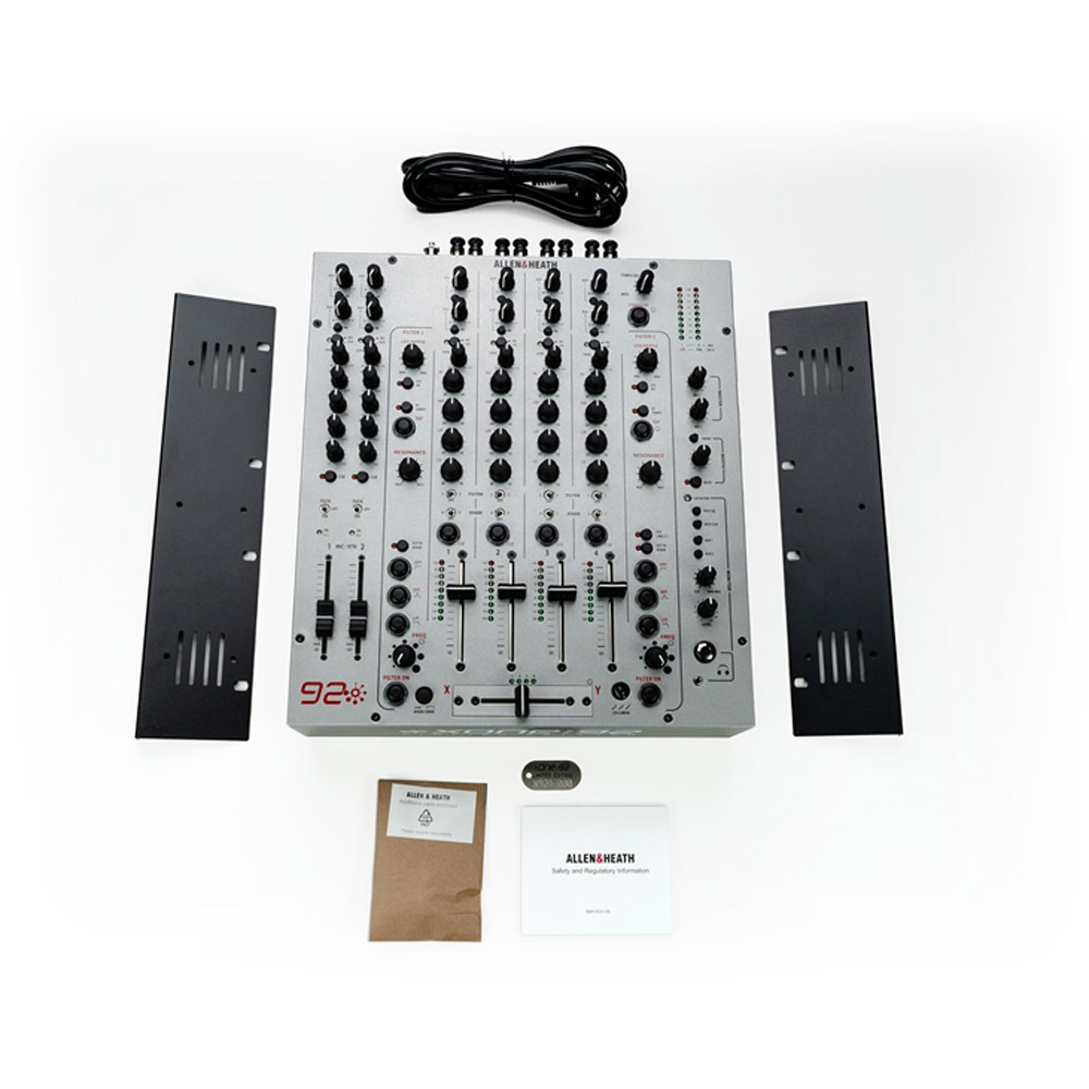 ALLEN & HEATH XONE 92 LIMITED EDITION MIXER PER DJ 6 CANALI 2 AUX 2 OUT INDIPENDENTI 2 VCF 5