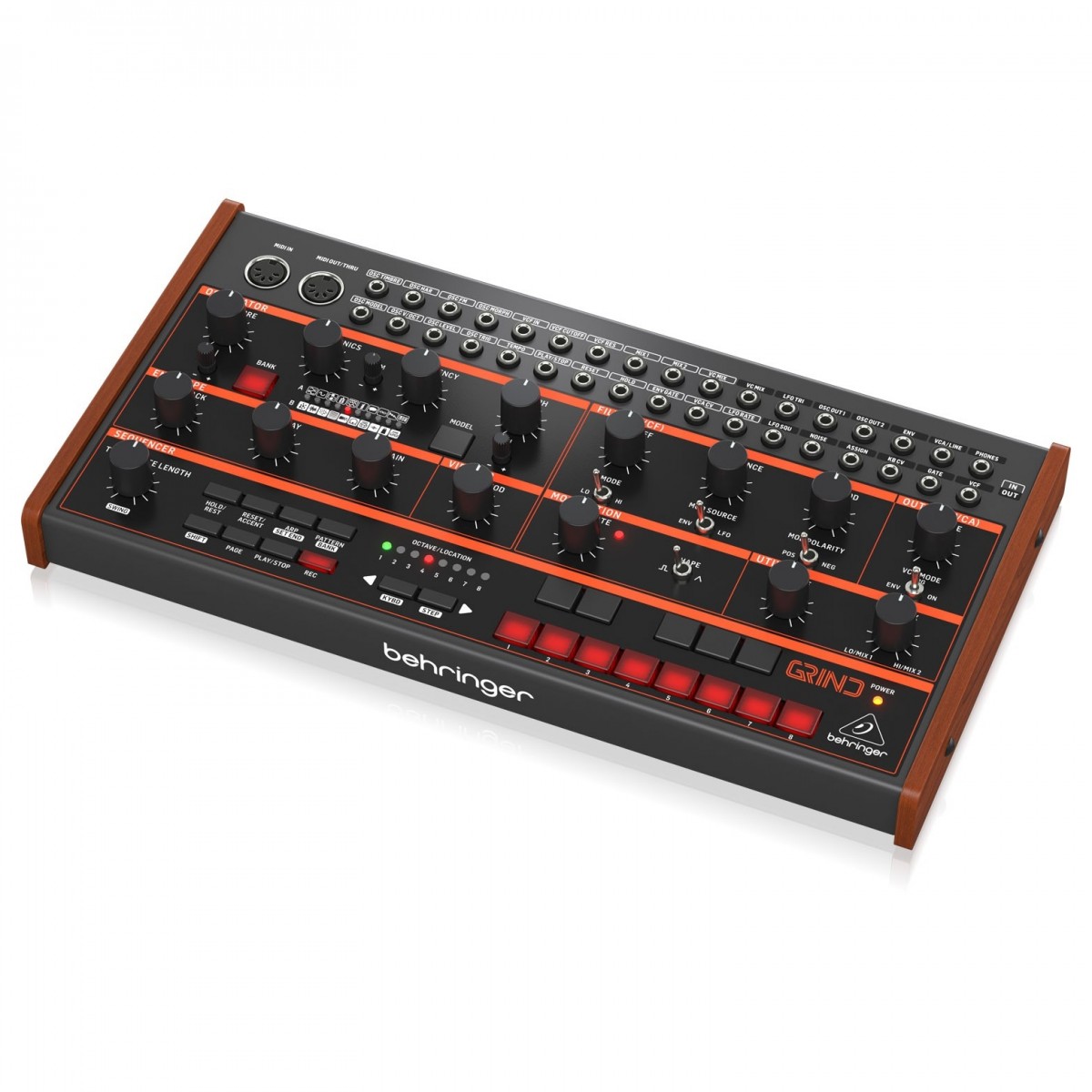 BEHRINGER GRIND SINTETIZZATORE IBRIDO SEMIMODULARE 3