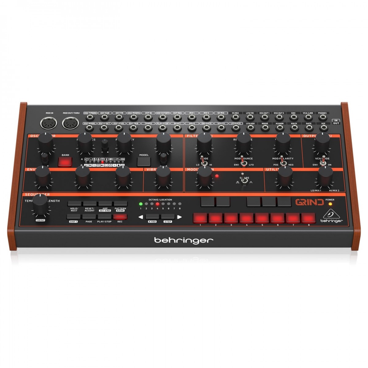 BEHRINGER GRIND SINTETIZZATORE IBRIDO SEMIMODULARE 4