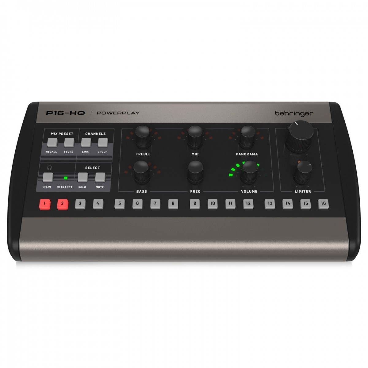 BEHRINGER P16-HQ POWERPLAY MIXER PERSONAL MONITOR 16 CANALI DIGITALE 2