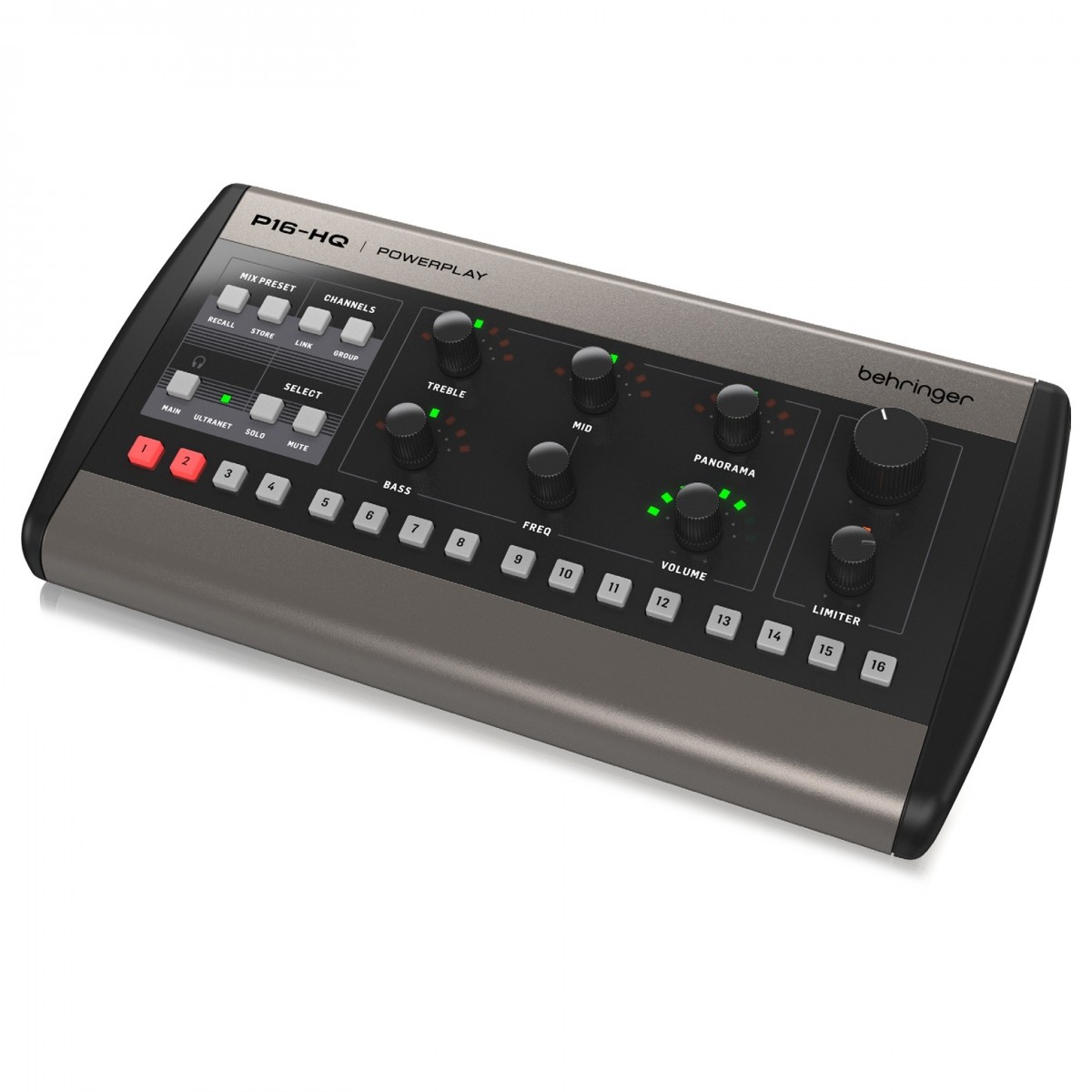 BEHRINGER P16-HQ POWERPLAY MIXER PERSONAL MONITOR 16 CANALI DIGITALE 4